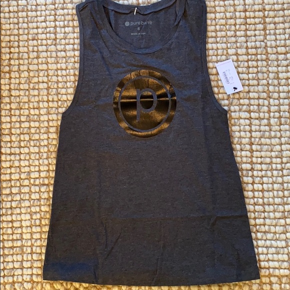 Pure Barre Tops - Pure Barre Circle P Jersey Tank